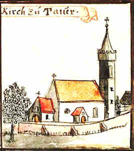 Kirch zu Tauer - Koci, widok oglny